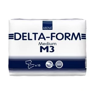 ABENA DELTA-FORM Medium M3 Pieluchomajtki dla dorosłych, 15szt. - Pieluchy dla dorosłych - miniaturka - grafika 1
