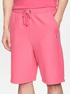 Spodenki męskie - Champion Szorty sportowe 218650 Różowy Regular Fit - miniaturka - grafika 1