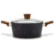 Garnki - GARNEK GRANITOWY 24cm 4.0L NAVA NATURE 144-121 - miniaturka - grafika 1