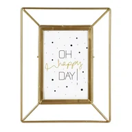 Ramki na zdjęcia - Ramka na zdjęcie 15x20 Industrial złota - miniaturka - grafika 1