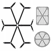 Organizery na łóżeczko - KLIPSY ZAPIĘCIE DO PRZEŚCIERADŁA ELASTYCZNE SZELKI - miniaturka - grafika 1