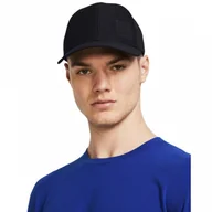 Czapki męskie - Męska czapka z daszkiem Under Armour Iso-chill Armourvent STR - czarna - miniaturka - grafika 1
