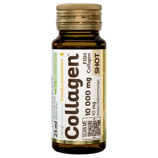 Olimp Collagen Shot, smak ananasowy, 25 ml - Włosy, skóra, paznokcie - miniaturka - grafika 1