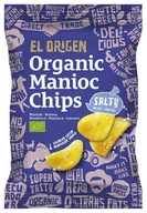 Chipsy - CHIPSY Z MANIOKU SOLONE BEZGLUTENOWE BIO 60 g - EL ORIGEN - miniaturka - grafika 1