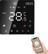 Stacje pogodowe - Inteligentny termostat, sterowanie za pomocą ekranu dotykowego, programowalne ustawienia, aplikacja WiFi - miniaturka - grafika 1