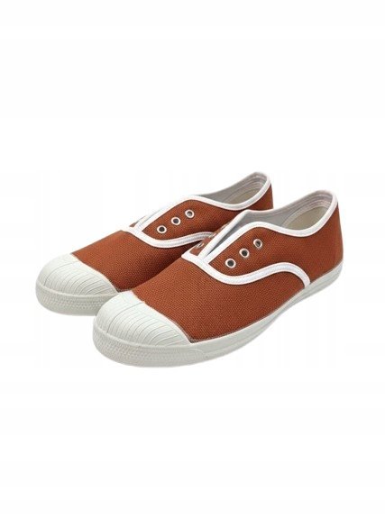 BENSIMON TRAMPKI DZIECIĘCE BRĄZOWE BIAŁE DETALE WYGODNE 30 3CB