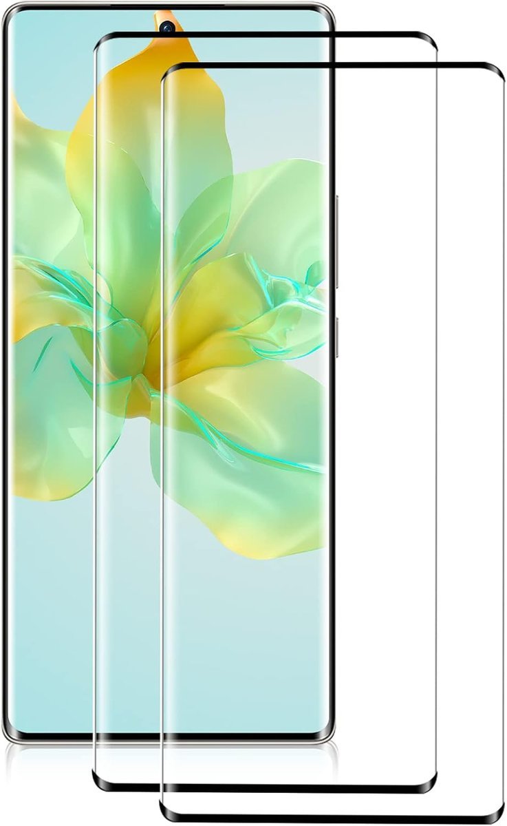 2x SZKŁO HARTOWANE 9H HONOR 80 Z CZARNYMI PASKAMI ZAKRZYWIONE WYTRZYMAŁE