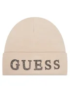 Czapki damskie - Guess Czapka AW5398 POL01 Beżowy - miniaturka - grafika 1