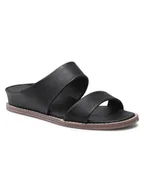 Klapki i japonki damskie - Skechers Klapki Groupie 163033/BLK Czarny - miniaturka - grafika 1