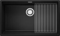 Zlewozmywaki - BRANDE SWIFT 760-80-U BLACK (czarny mat) | podwieszany - miniaturka - grafika 1