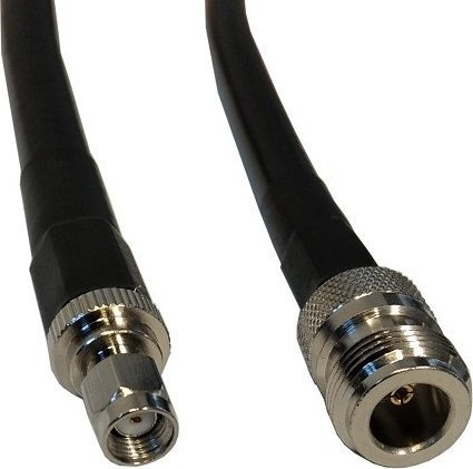 Hismart Kabelis LMR-400, 10m, N-female į RP-SMA-male