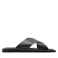 Klapki i japonki męskie - Klapki Geox U Erice U36GUB 00043 C9999 Czarny - miniaturka - grafika 1