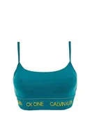 Biustonosze - CALVIN KLEIN MIĘKKI BAWEŁNIANY BIUSTONOSZ CK ONE NIEBIESKI M NMA - miniaturka - grafika 1