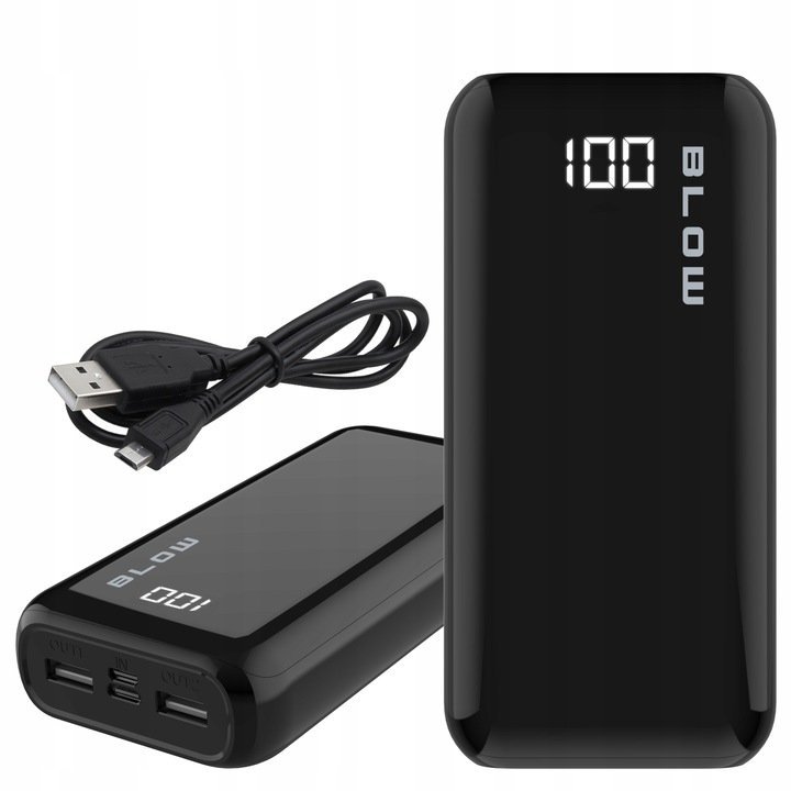POWERBANK 20000 mAh 22,5W QC PD USB C USB POWER BANK SZYBKI MOCNY PODRÓŻNY