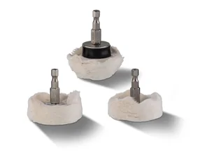 PARKSIDE® Akcesoria do szlifowania lub polerowania, uchwyt Ø 6,3 mm (Zestaw do polerowania (3-częściowy)) - Akcesoria do elektronarzędzi - miniaturka - grafika 1