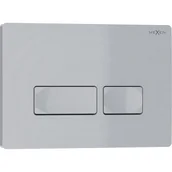 Przyciski spłukujące - Mexen Tex 04 przycisk spłukujący, chrom matowy - 6104-04 - miniaturka - grafika 1