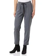 Spodnie damskie - Springfield Damskie spodnie do biegania z nadrukiem, średni szary, 34, średni szary, 36 - miniaturka - grafika 1