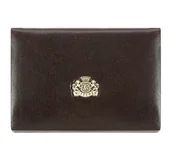 Etui na dokumenty i karty - Etui na wizytówki ze skóry z herbem klasyczne - miniaturka - grafika 1