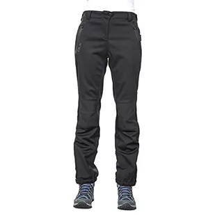 Trespass damskie Sola DLX spodnie Softshell, czarny, xxs FABTTRM20002_BLKXXS - Spodnie narciarskie - miniaturka - grafika 1