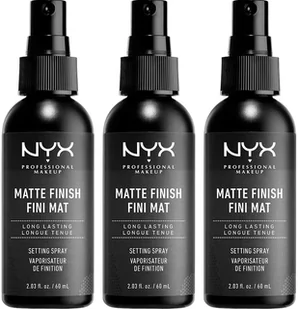 NYX PROFESSIONAL MAKEUP Makeup Setting Spray Matte Finish x 3 - Utrwalacze do makijażu - miniaturka - grafika 1