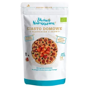 Ciasto domowe z błonnikiem z agawy BIO 300 g Zdrowo Namieszane 000-AF39-50536 - Szybkie dania obiadowe - miniaturka - grafika 1