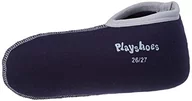 Skarpetki damskie - Playshoes Dziewczęce skarpety Füßling, granatowo-szara (Marine Grau), 34/35 EU - miniaturka - grafika 1