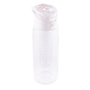 Bidon Mint 700 ml, biały/transparentny - Shakery i bidony sportowe - miniaturka - grafika 1