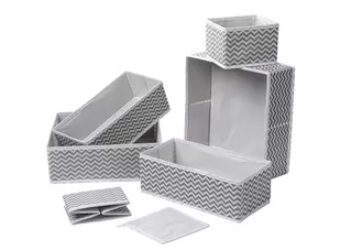 Zestaw składanych pudełek do przechowywania (6 szt.) - Pudełka i szkatułki - miniaturka - grafika 1