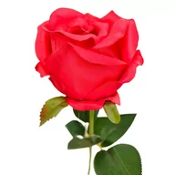 Sztuczne kwiaty - Róża pojedyncza czerwona - miniaturka - grafika 1
