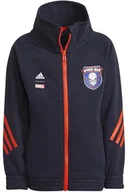 Bluzy dla dziewczynek - Bluza dziecięca Adidas Marvel Spider-Man Cover-Up dresowa -128 - miniaturka - grafika 1