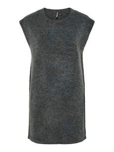 Pieces Sukienka dzianinowa "Pcjiko" w kolorze antracytowym - Sukienki - miniaturka - grafika 1