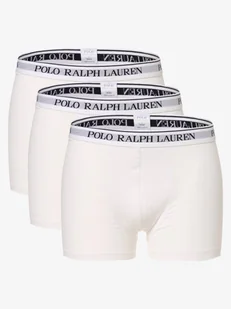 Polo Ralph Lauren Obcisłe bokserki pakowane po 3 szt. Mężczyźni Bawełna biały jednolity, XXL - Majtki męskie - miniaturka - grafika 1