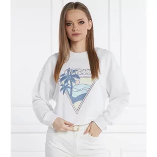 GUESS Bluza | Regular Fit - Bluzy damskie - miniaturka - grafika 1
