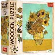 Puzzle - Puzzle TREFL Wooden Puzzle Słoneczniki Vincent Van Gogh 20249 (200 elementów) - miniaturka - grafika 1