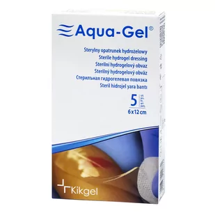 Aqua-Gel, sterylny opatrunek hydrożelowy, 6 x 12 cm, 1 szt. - Apteczki i materiały opatrunkowe - miniaturka - grafika 1