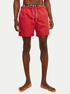 Kąpielówki męskie - Jack&Jones Szorty kąpielowe Jpstfiji 12227254 Czerwony Regular Fit - miniaturka - grafika 1