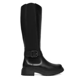 Kozaki damskie - Kozaki Clarks Orinoco3 Tall 26182899 Czarny - miniaturka - grafika 1