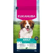 Sucha karma dla psów - Karma dla psa EUKANUBA Adult Small and Medium Breed Jagnięcina 12 kg - miniaturka - grafika 1