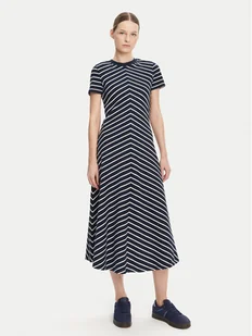 Tommy Hilfiger Sukienka codzienna WW0WW44547 Granatowy Regular Fit - Sukienki - miniaturka - grafika 1