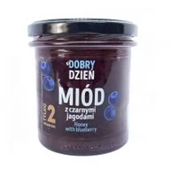 Miód - Pszczelarz Kozacki Miód z czarną jagodą "Na dobry dzień" Pszczelarz Kozacki, 375g 5907675805587 - miniaturka - grafika 1
