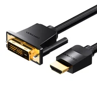 Kable - Vention, Kabel HDMI do DVI 5m, ABFBJ (Czarny) - miniaturka - grafika 1