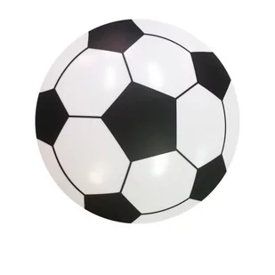 Milagro Dziecięca LAMPA sufitowa BALL ML6179 metalowa OPRAWA piłka nożna LED 18W 4000K plafon biały czarny ML6179 - Lampy sufitowe - miniaturka - grafika 1
