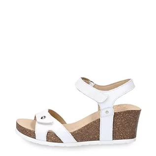 Sandały damskie - Panama Jack Julia Basics B17 Wedge sandały damskie, Blanco B17, 36 EU - grafika 1