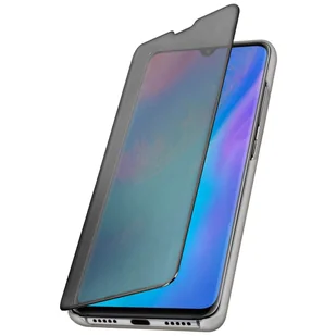 Etui z Klapką, Lustrzane Etui do Huawei P30 Pro, Pokrowiec Stojący - Srebrne - Etui i futerały do telefonów - miniaturka - grafika 1