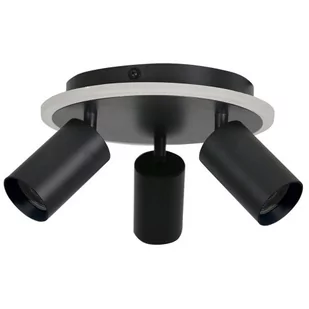 Plafon Parma 3xGU10 + 1xLED CCT czarna LP-0612/3C Round BK - Lampy sufitowe - miniaturka - grafika 1