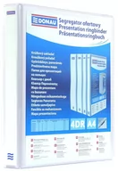 Szkolne artykuły papiernicze - Donau Segregator ofertowy PP 4RD/16 biały - miniaturka - grafika 1
