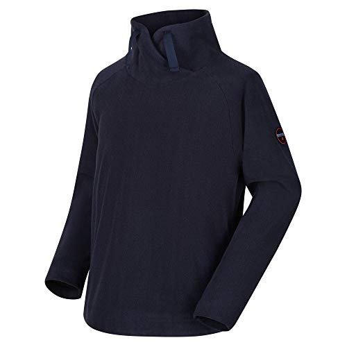 Regatta Dziecięcy sweter polarowy Harika z łowią dekolt welurowy, granatowy, 2XL