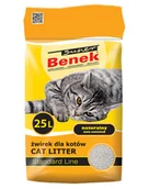 Żwirek dla kotów - Super Benek Standard Line Naturalny 2x 25 L - żwirek dla kotów naturalny (50 l) - miniaturka - grafika 1