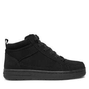 Sneakersy Skechers Smooth Street - Cozy 405618L/BBK Brązowy - Buty dla chłopców - miniaturka - grafika 1