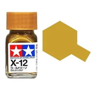 Akcesoria i części modelarskie - Tamiya Enamel 80012 X-12 Gold Leaf 10Ml - miniaturka - grafika 1